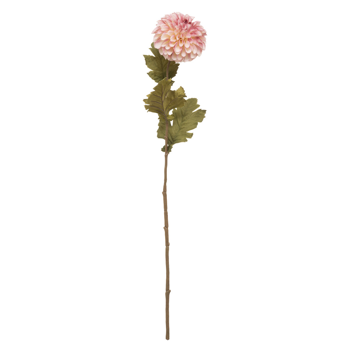 Artificial "Dahlia" Stem H.65 cm Orange