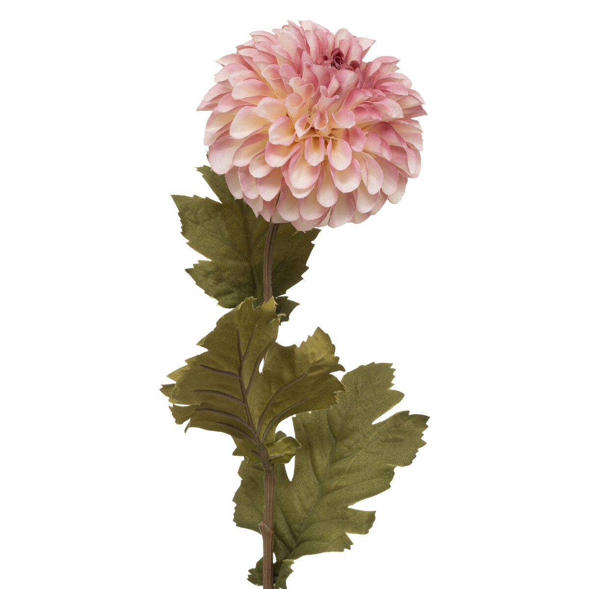 Artificial "Dahlia" Stem H.65 cm Orange
