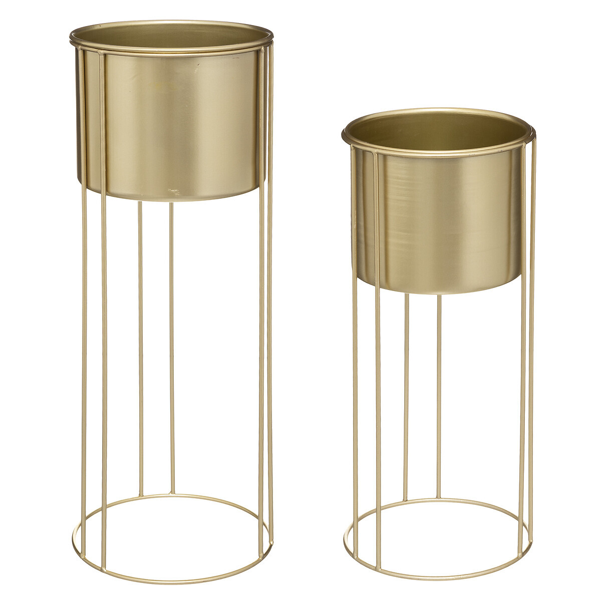 Set of 2 "Artifice" pots Gold Gold