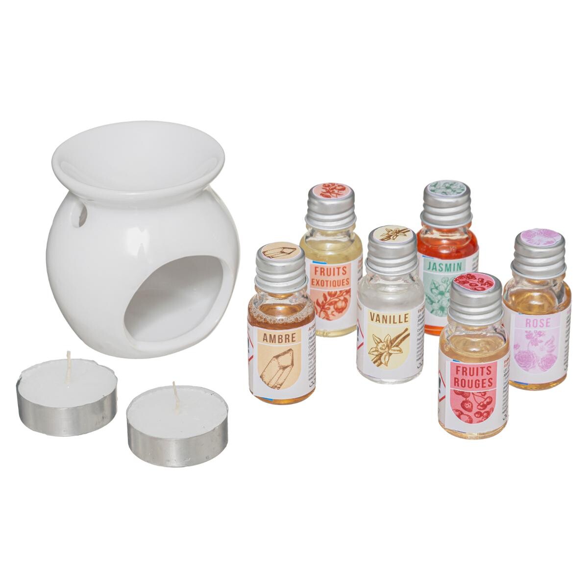 Set of 6 Scents Beige, 15x10 cm Beige