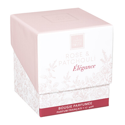 Scented candle "mael" rose and patchouli, 190g