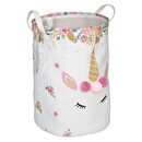 Toy Box "Unicorn" Fabric, H.50 cm Multicolor 1