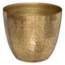 Pot "Oasis", metal Gold, D.18 cm Gold