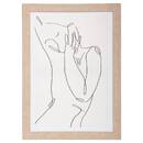 Framed Canvas 'Face' 50x70 cm Model 1