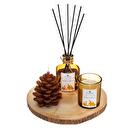 Scent Box "Wild" D.22 cm Orange and cinnamon