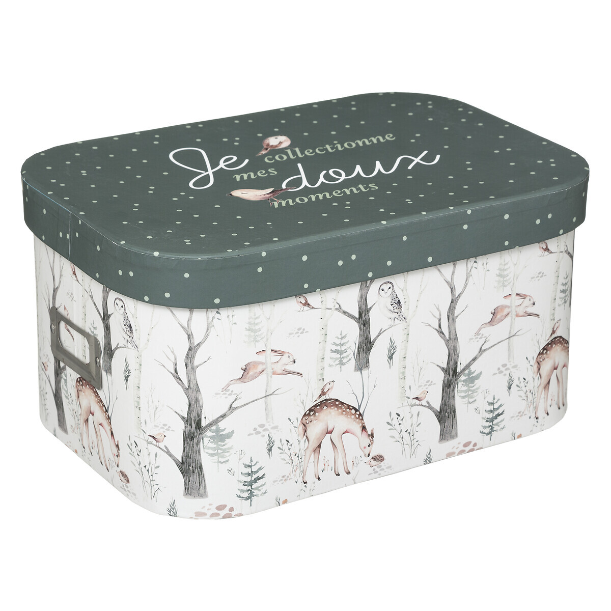 Set of 3 children's storage boxes L.28/32/37 cm Multicolored