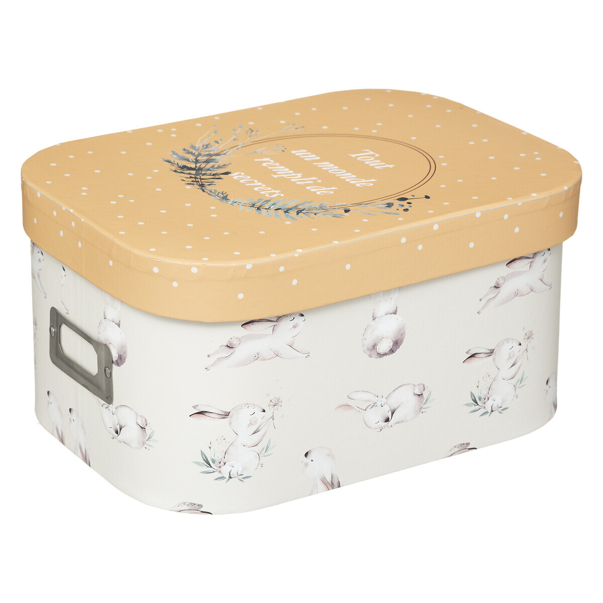 Set of 3 children's storage boxes L.28/32/37 cm Multicolored