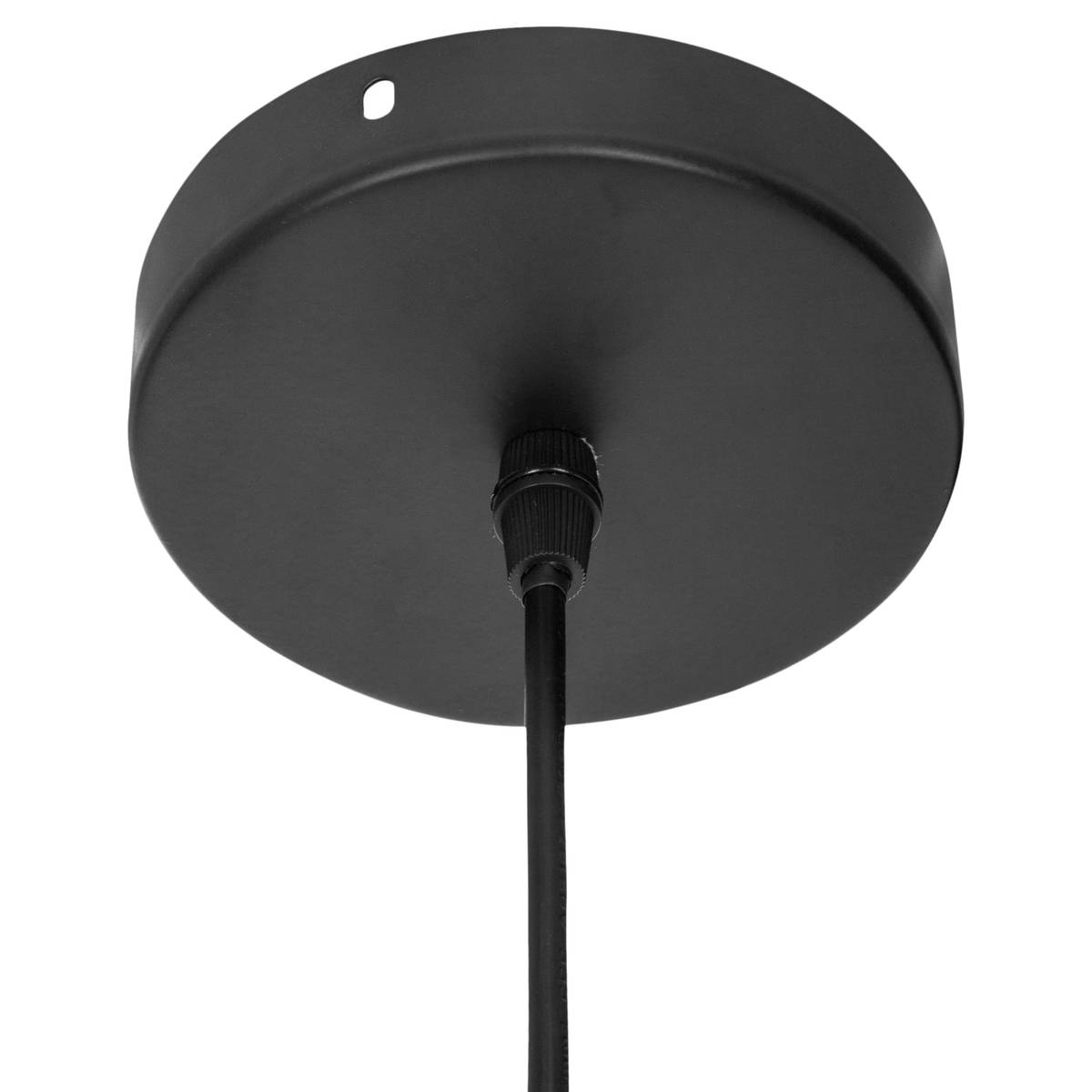 Pendant Light "Alara" Black metal, D.45 cm Black