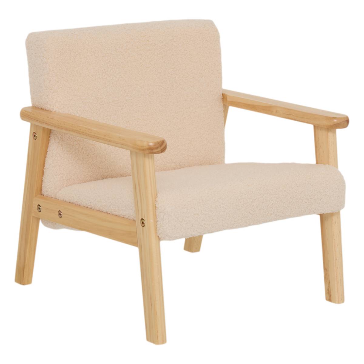 Children's Chair "Basile" White White