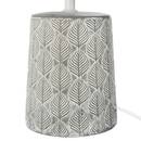 Lamp "Cyril", ceramic Gray, H.36 cm Grey