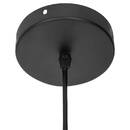 Pendant Light "Alara" Black metal, D.45 cm Black