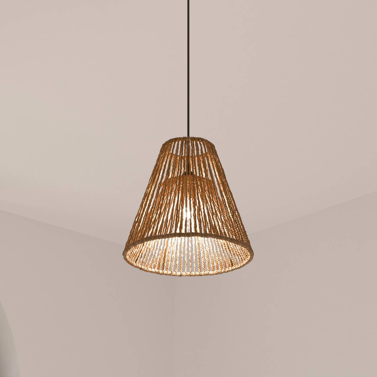 Pendant Light "Giada" Beige, D.30 cm Beige