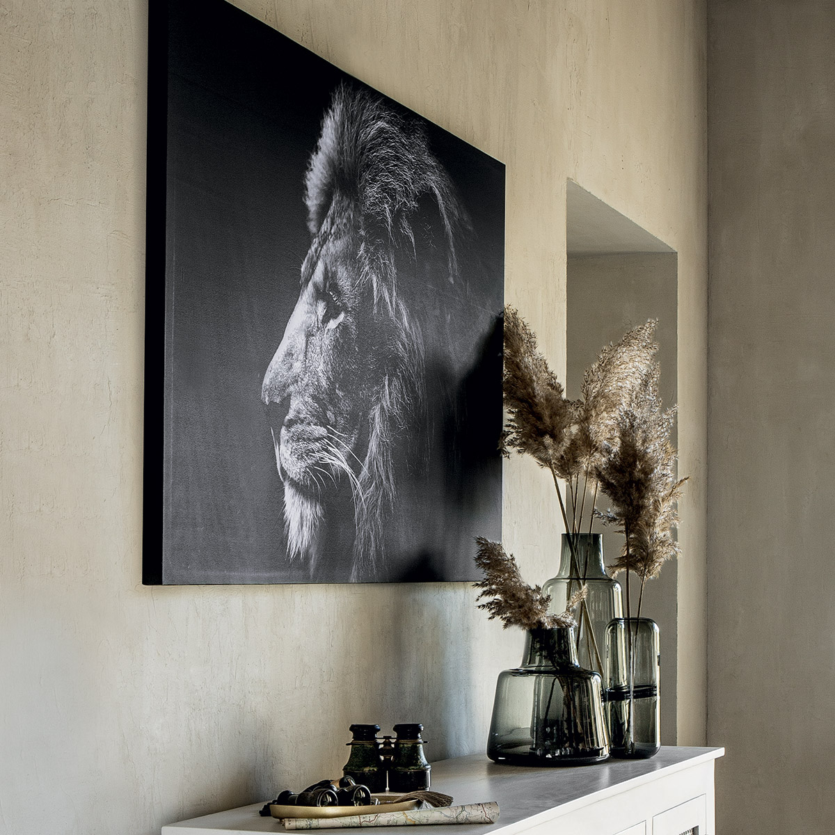 "Animals" Printed Canvas