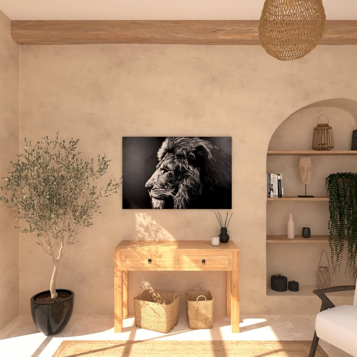 "Animals" Printed Canvas