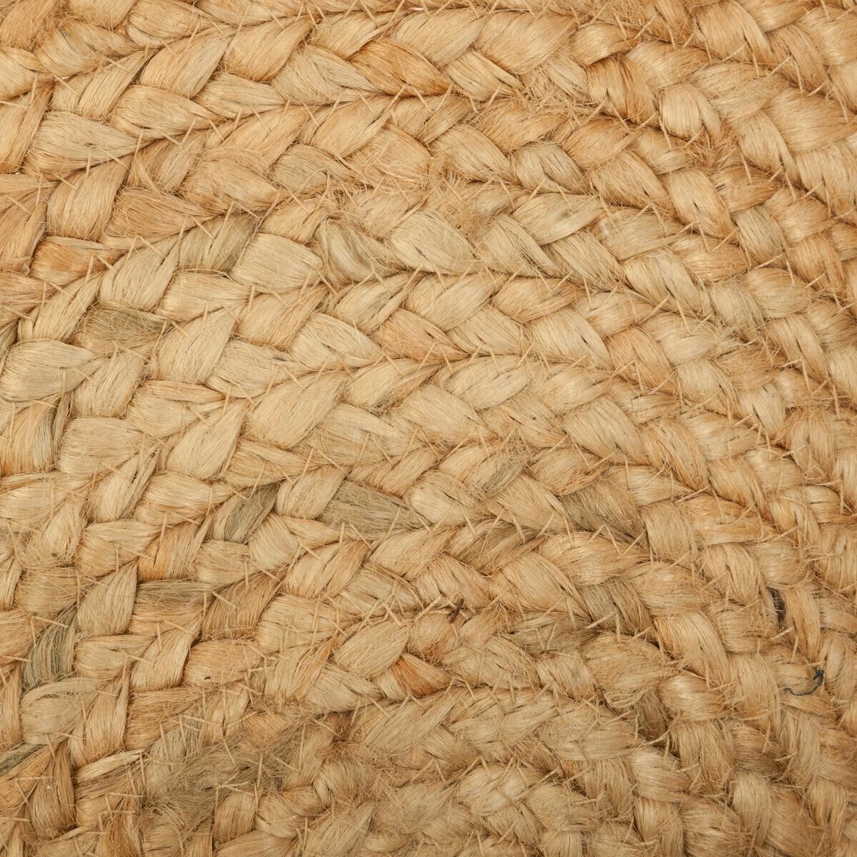 Openwork jute rug D.120 cm Beige