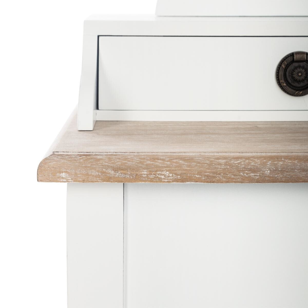 Dressing Table "Chrysa" White, 3 drawers White