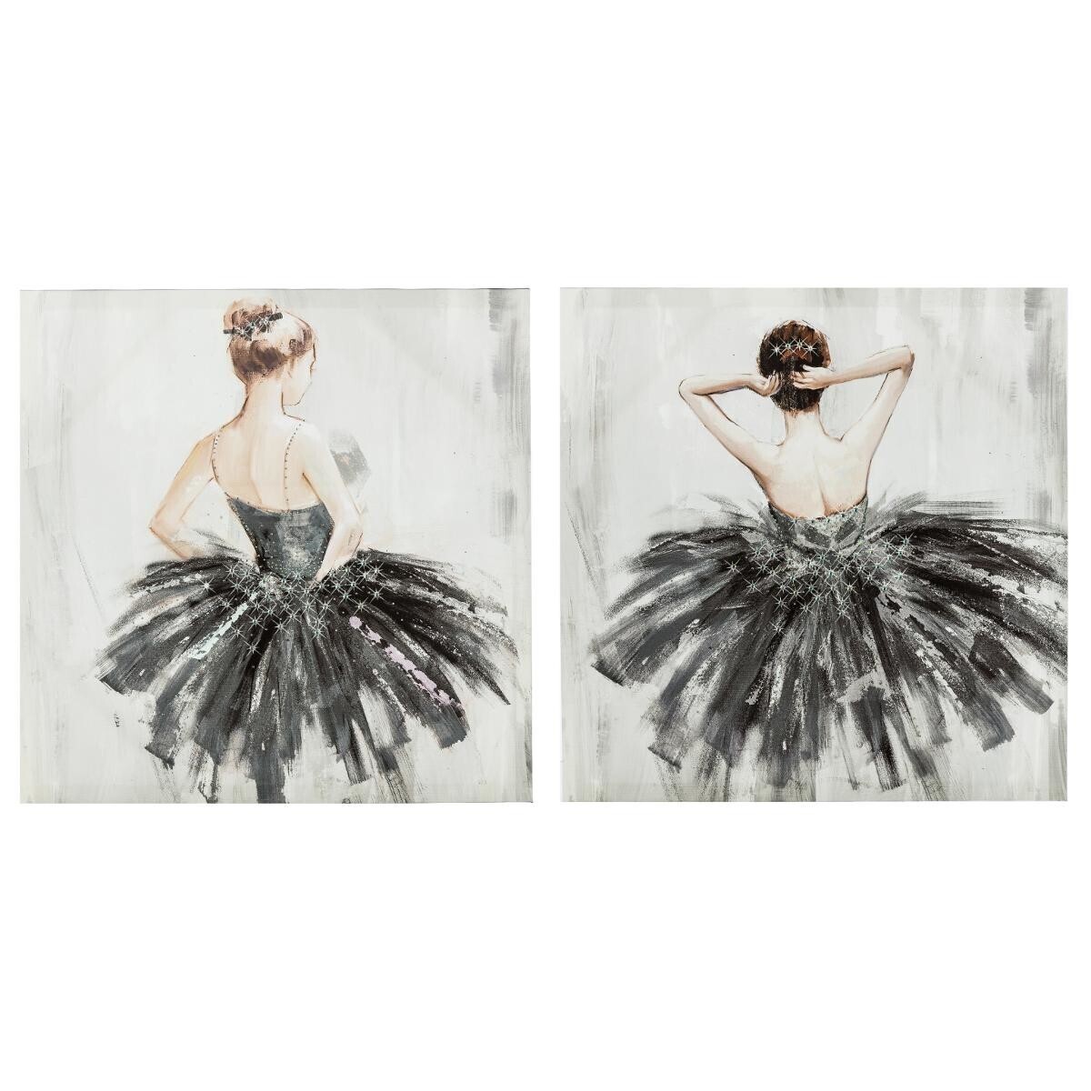 "Dancer" printed canvas 48x48 cm Model 1