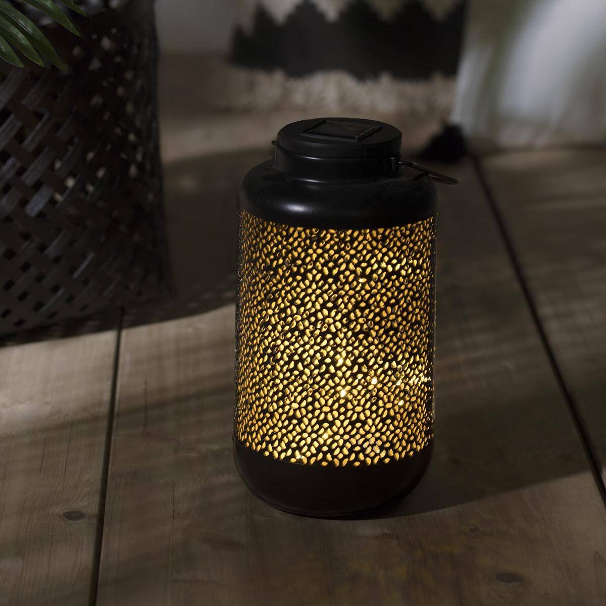 MAIK Solar Outdoor Lantern Black H. 25.5 cm Black