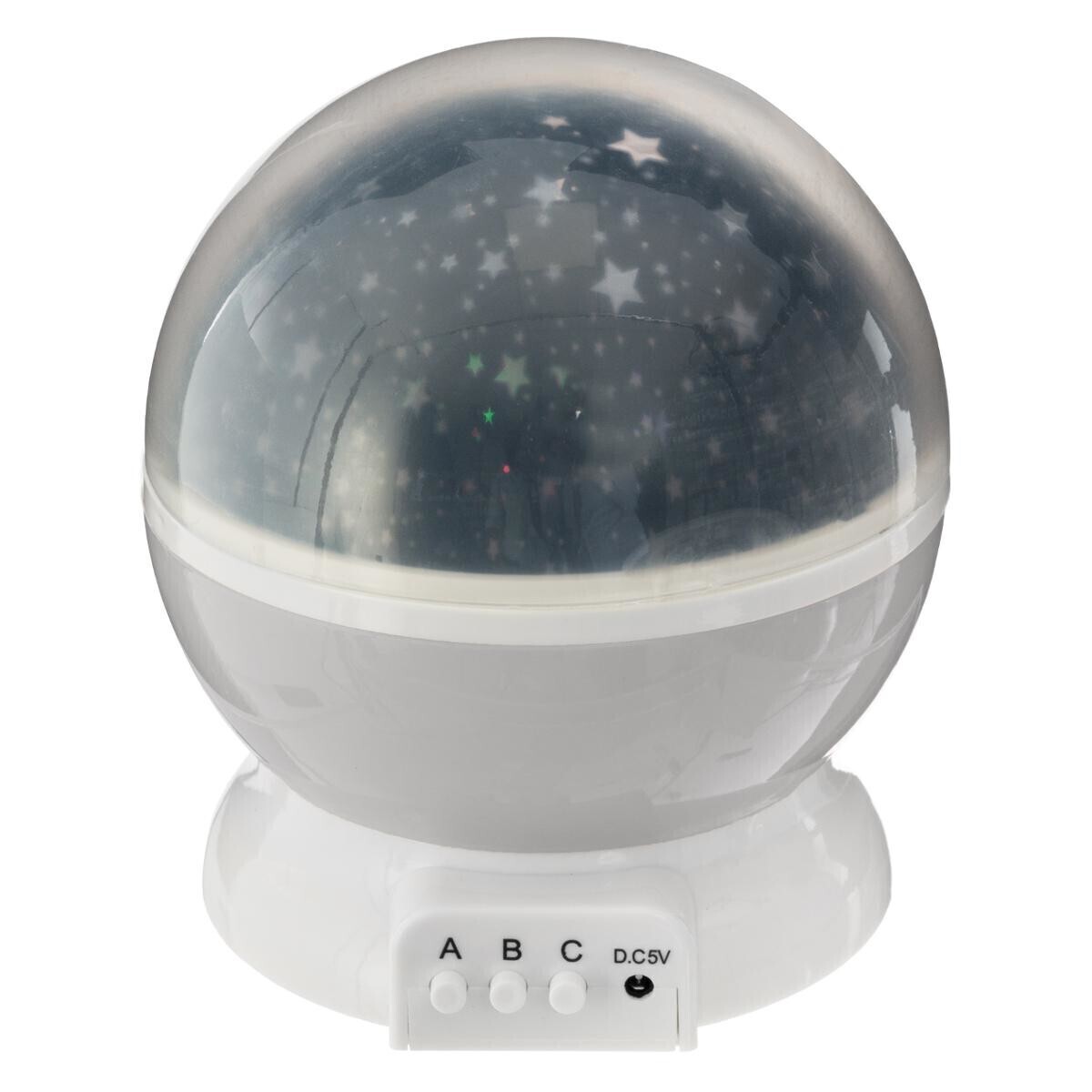 Children's Night Light 'Projector' Gray, D.12 cm Grey