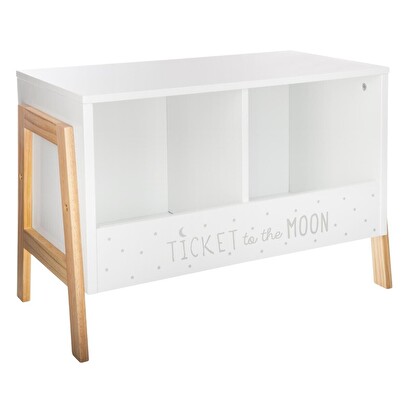 Children's bookshelf white, h.40 cm