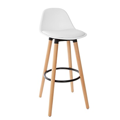Bar stool "maxon" white