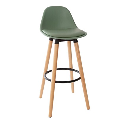 Bar stool "maxon" khaki green