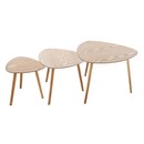 "Mileo" Nesting Tables L.39/47/60 cm Beige