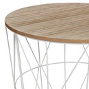 Side Table "Kumi" White, D.40 cm White