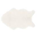 Children's faux fur rug White, 60x90 cm White