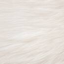 Children's faux fur rug White, 60x90 cm White