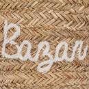 Wicker Basket White, &Oslash; 41 cm White