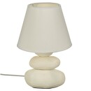 Lamp "Sea", ceramic H.30 cm Grey