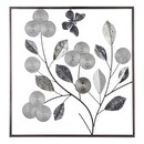 Wall Decor "Fiore" Silver, 50x50 cm Silver