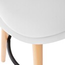 Bar stool "Maxon" White White