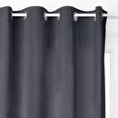 Blackout Curtain "Dolce" Velvet Slate grey, 140x260 cm Slate grey