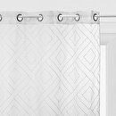 Embroidered Voile 'Etnik' White, 140x240 cm White