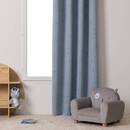 Children's blackout curtain "Dinosaur" Light blue, 140x250 cm Light blue