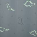 Children's blackout curtain "Dinosaur" Light blue, 140x250 cm Light blue