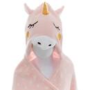 Children's Throw "Unicorn" Pink, 100x140 cm Pink