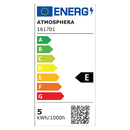 LED Bulb "Globe" Amber right, D.9.5 cm, E27 Round