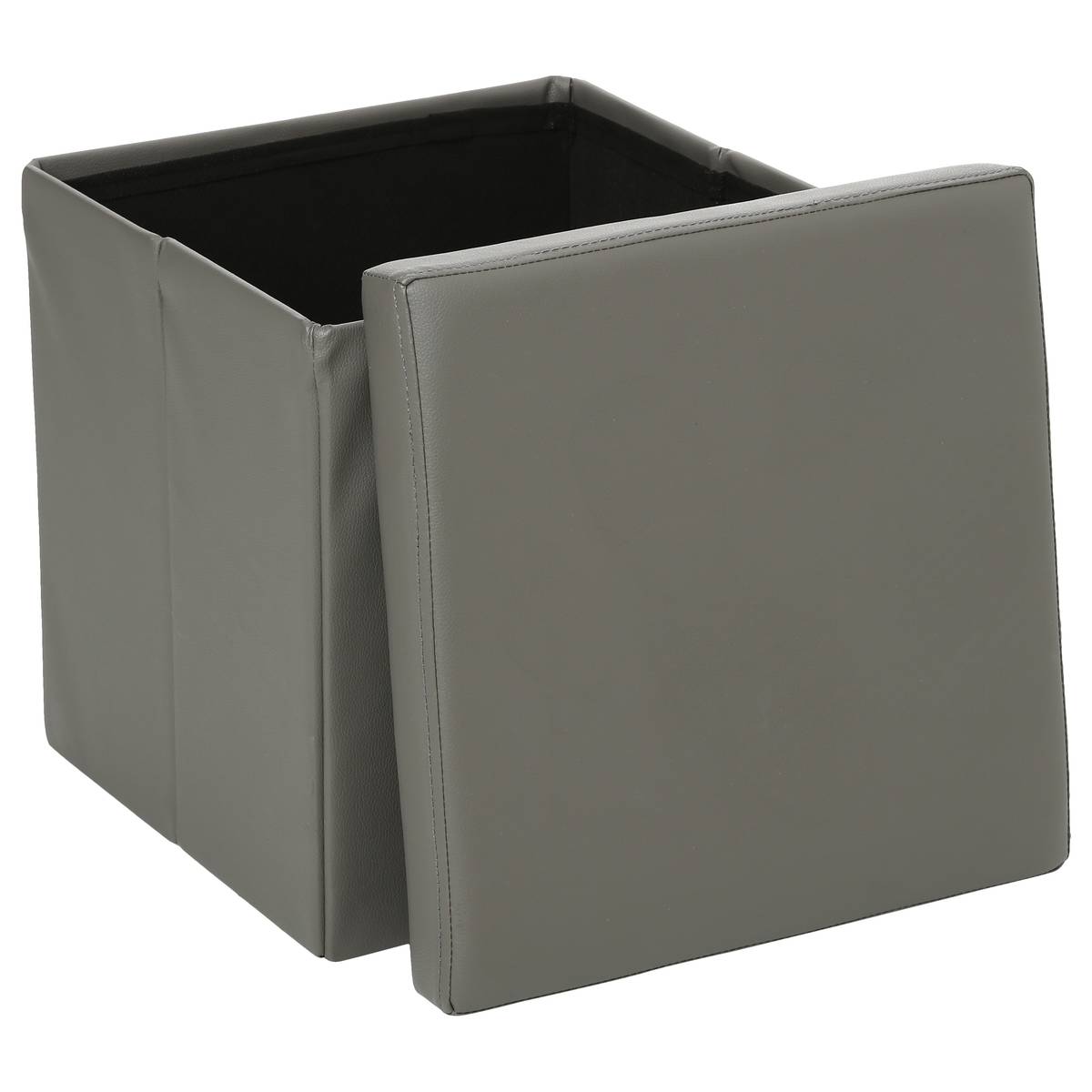 Folding pouf Gray Grey