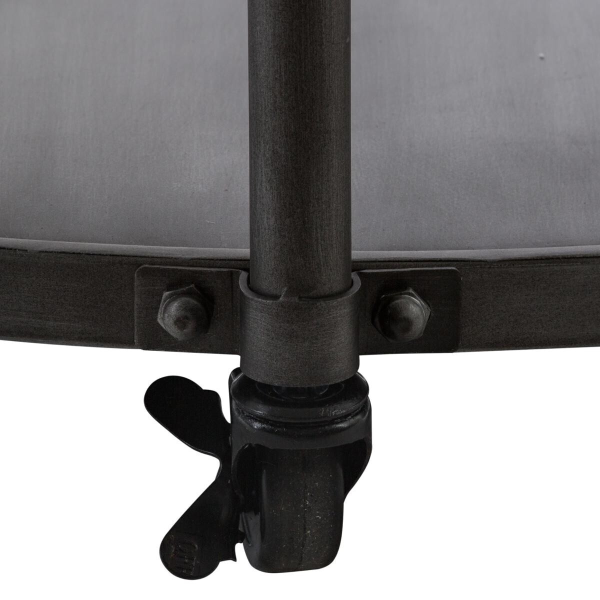 Coffee Table "Chrono" Black, D.90 cm Black