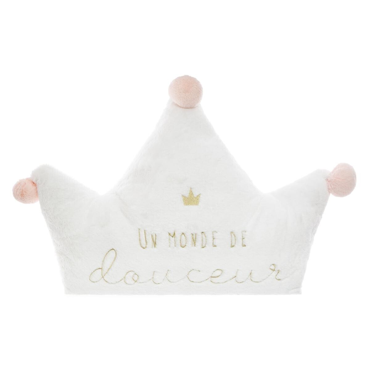 Large "Princess" Cushion White, 76x60 cm White