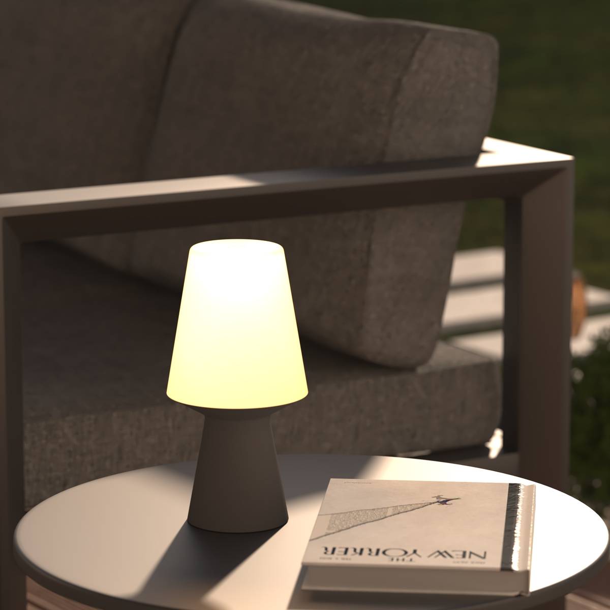 Portable LED Outdoor Lamp WIZA White