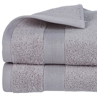 Shower towel "essential" cotton, taupe gray, 70x130 cm, 400 g/m&sup2;