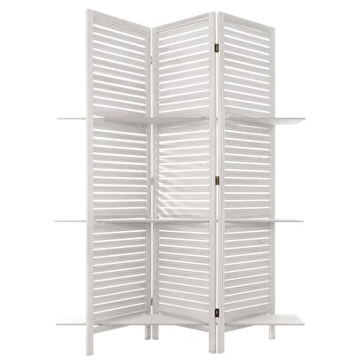 3-shelf room divider white, h.170 cm