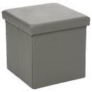 Folding pouf Gray Grey