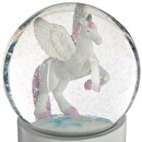 Snow Globe "Unicorn" Gray, D.10 cm Grey