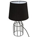 Wired Lamp "Moca" Black metal, H.35 cm Black 2