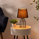Wired Lamp "Moca" Black metal, H.35 cm Black 2